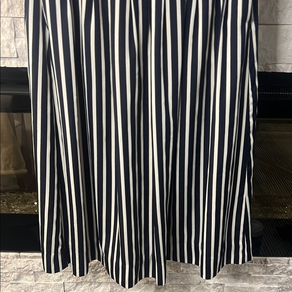 J. Crew Navy and white Pleated - Picture 6 of 10